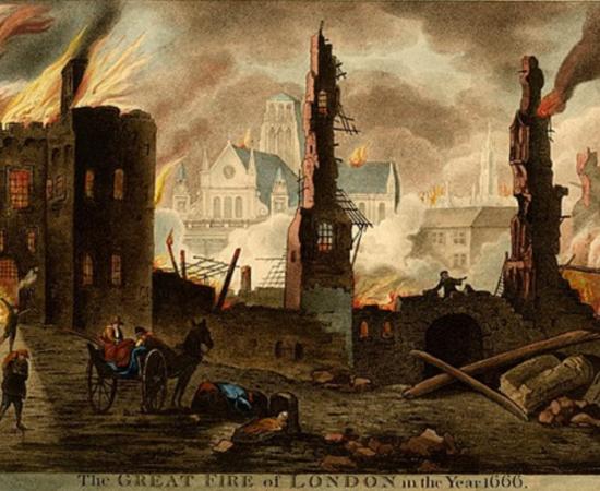 Great Fire of London in 1666