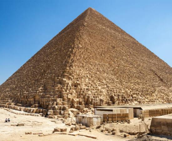 The great Pyramid, or Khufu Pyramid at Giza.