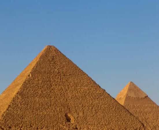 The Great Pyramid of Khufu, Giza, Egypt. 