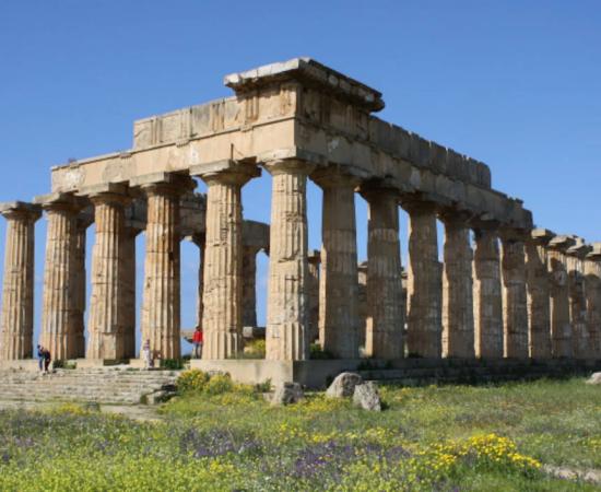 Ancient Greek temple of Hera, Selinus. 