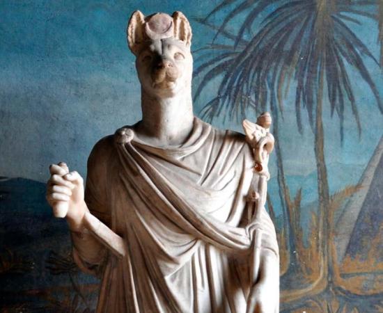 Hermanubis, a syncretism of Hermes from Greek mythology and Anubis from Egyptian mythology. Source: Rafel Miro / Flickr.