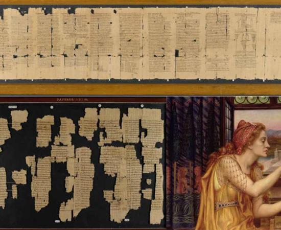 Selection of Greek Magical Papyri which are kept at the British Library.	Source: British Library