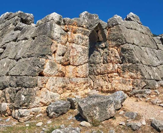 Ruins of the Pyramid of Hellinikon in Greece.     Source: kranidi/Adobe Stock