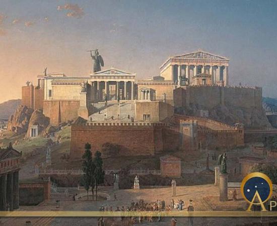 The Acropolis of Athens by Leo von Klenze (1846) (Public Domain)