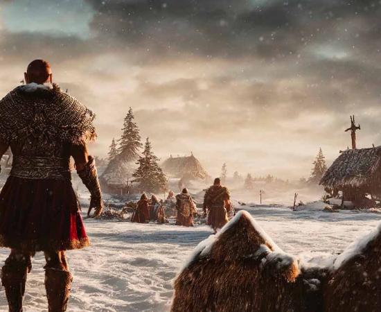 AI generated image of Greenland Vikings during extreme conditions of the Little Ice Age. Source: Jenar/Adobe Stock