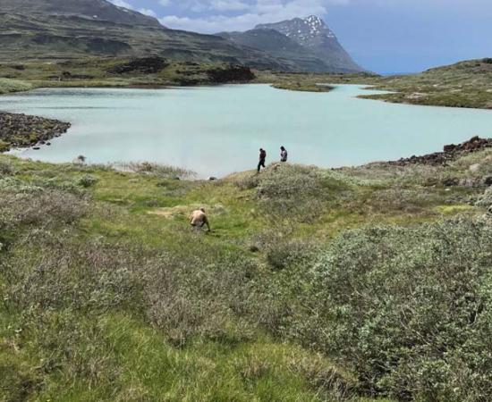 Greenland’s Lake 578 site was one of the sites where core samples and other data were taken that showed evidence of a prolonged drought. “Nobody has actually studied this location before,” said study lead author Boyang Zhao, a postdoctoral research associate at Brown University in Providence, Rhode Island. 						Source: UMass