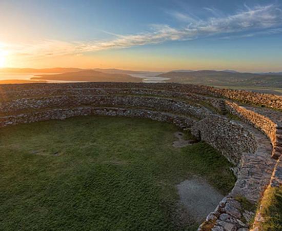 Overlooking Inch Island from the "Grainan of Aileach" ancient stone ring fort, Donegal, Ireland Gareth Wray
