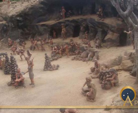 Reconstruction of a Guanche settlement of Tenerife. (CC BY-SA 3.0)