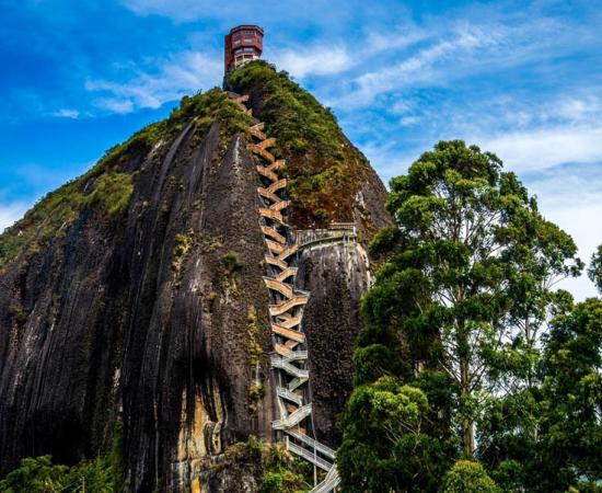The Rock of Guatapé (El Peñon de Guatapé), Colombia.