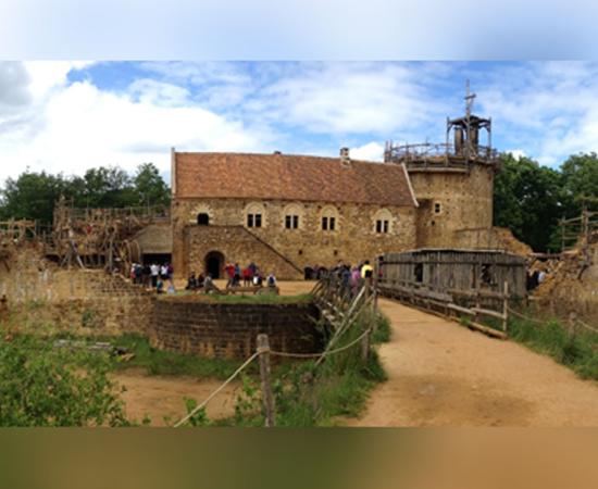 Guédelon Castle in France has been constructed from scratch using only medieval techniques.