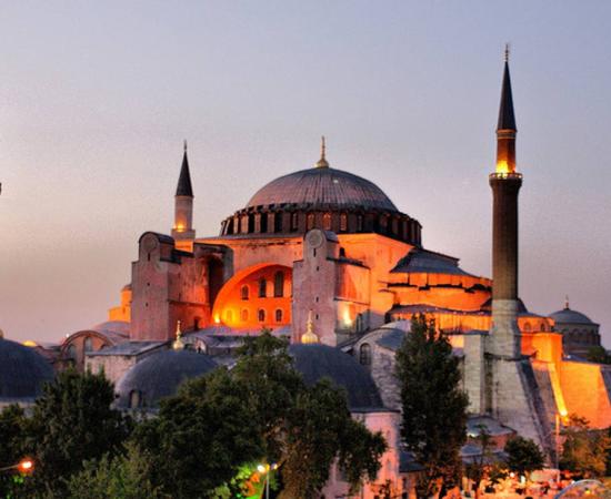 Hagia Sophia at dusk
