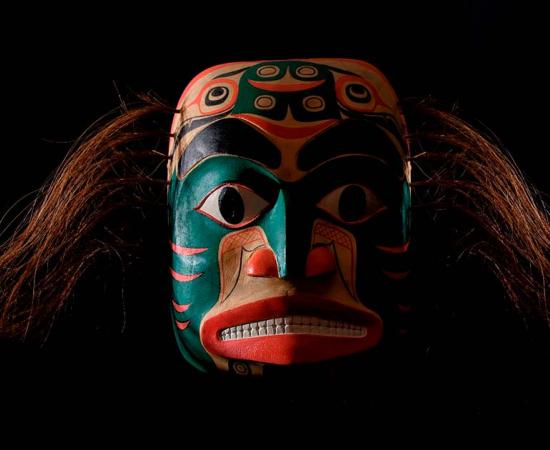 Haida mask. Source: Fiona M. Donnelly / Adobe Stock.