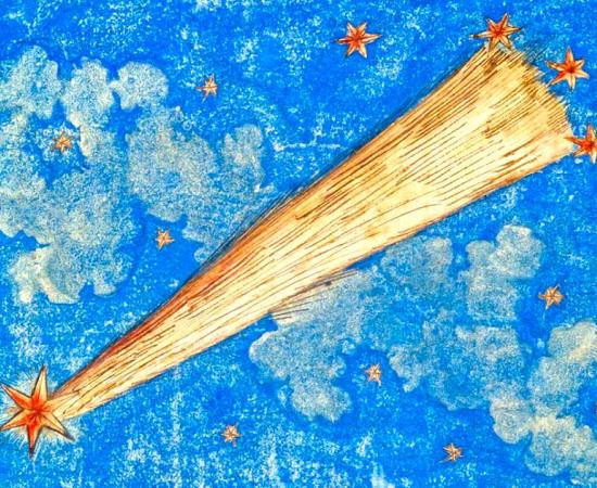 Halley’s Comet was seen as a harbinger of doom for the English subjects of Harold II, the last Anglo-Saxon king of England. This watercolor is entitled The Comet of 1532. Source: Science Museum / CC BY-NC-SA 4.0