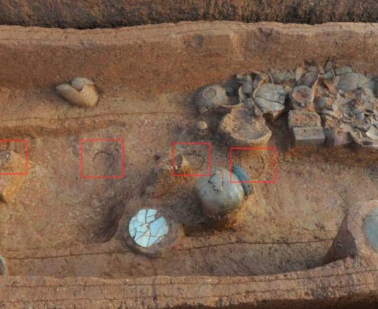 21 ancient Han tombs have been discovered, including a rare 2,000-year-old double-layer burial tomb. Source: Xinhua