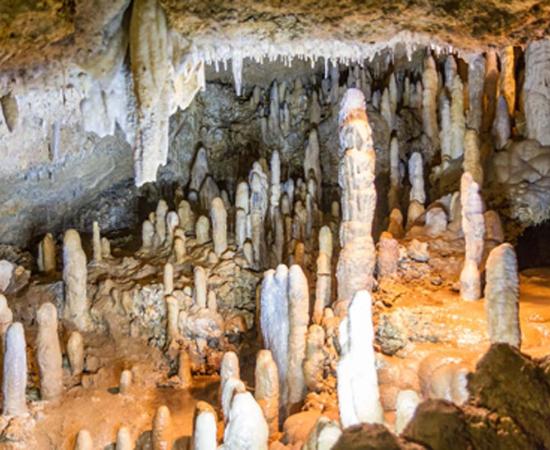 Stalagmites and Stalactites of Harrison’s Cave 