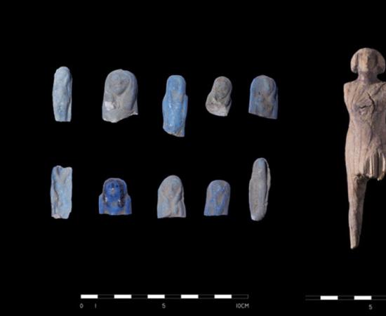 Small female figurines left as votive offerings to the goddess Hathor. Source: M. Jawornicki / PAP