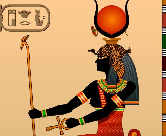The goddess Hathor