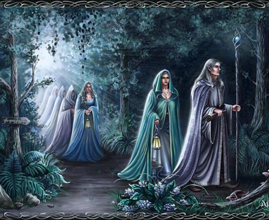 Haunting and beautiful Middle-Earth-like elves by artist 