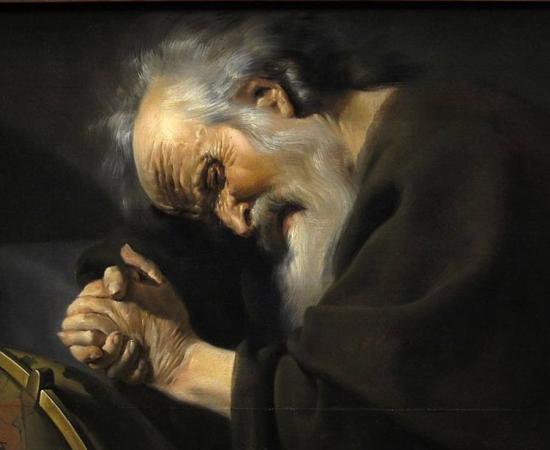 A 17th century painting of Heraclitus, by Johannes Moreelse. 