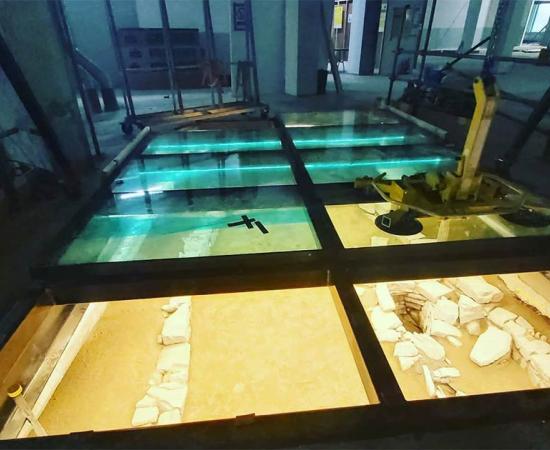 Under Floor Hiberno-Norse Structure Now On View At A Dublin Supermarket