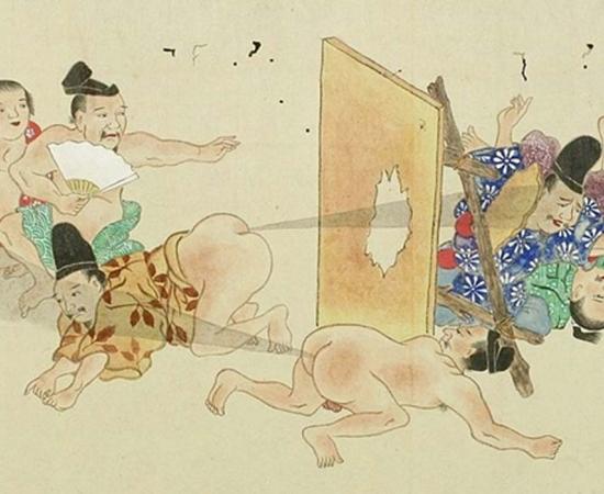 Hegassen scroll detail. Fart Battle, 1864 