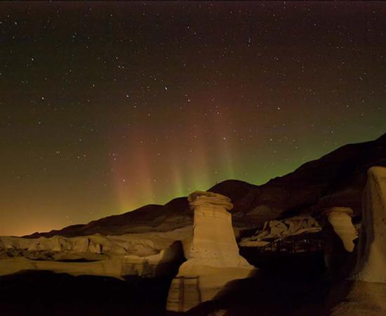 Hoodoo Aurora Borealis. 