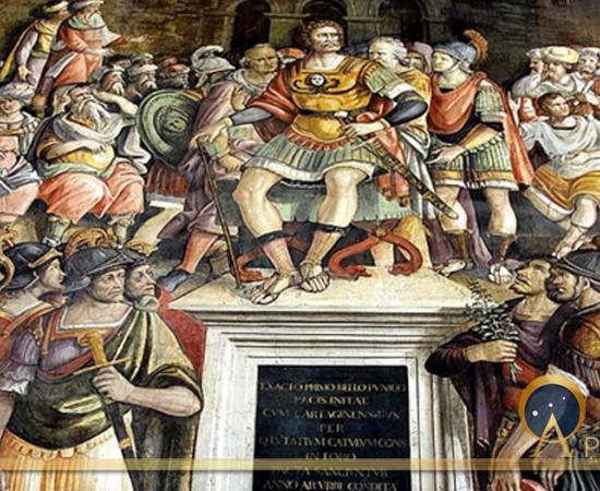 Peace between Hamilcar and Rome by Jacopo Ripanda. Musei Capitolini - Rome (José Luiz Bernardes Ribeiro / CC BY-SA 4.0)