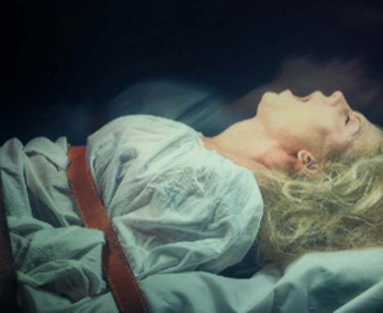 Hysteria was a term used to diagnosis wandering womb a female medical condition branded by ancient Greeks. Source: rodjulian / Adobe Stock