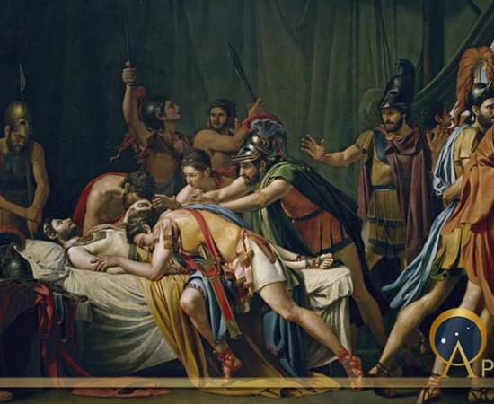 José de Madrazo's painting of the death of Viriathus (Public Domain)