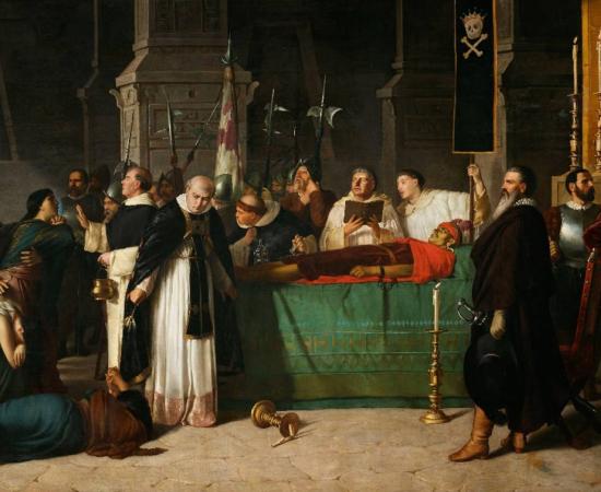 The Funeral of Atahualpa by Luis Montero