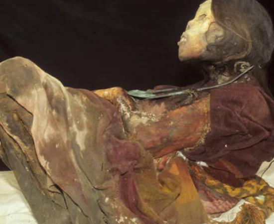 Mummified Inca child