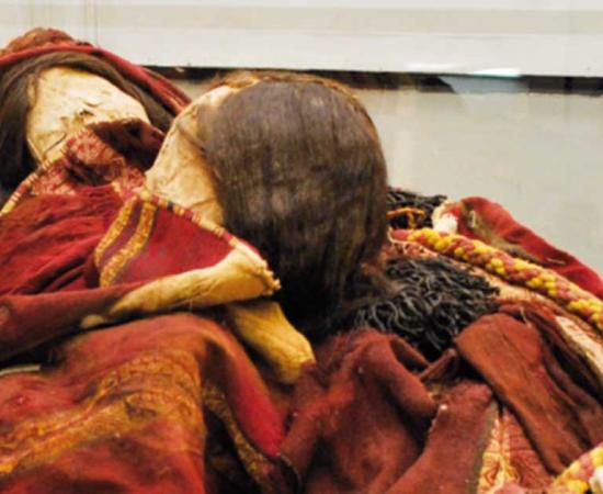 These two Incan mummies were found with a toxic substance in their grave.