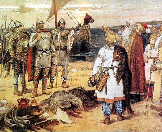 The Invitation of the Varangians.