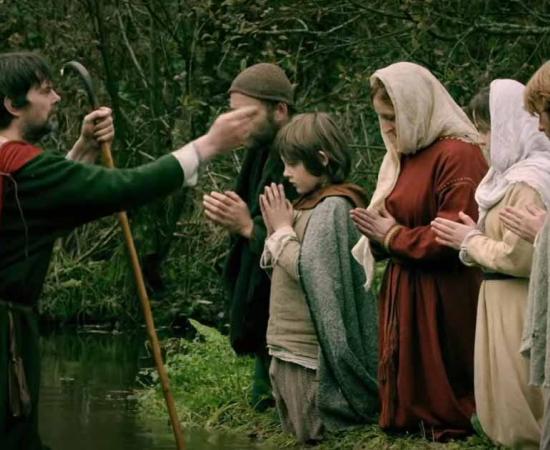 St Patrick converting pagans. Source: YouTube Screenshot / Smithsonian Channel.