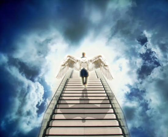 Jacob's ladder, a stairway to heaven