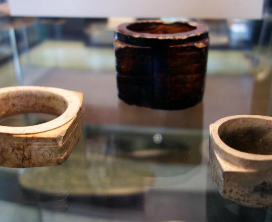 Jade Cong, c. 2500 B.C.E., Liangzhu culture, Neolithic period, China (British Museum) 