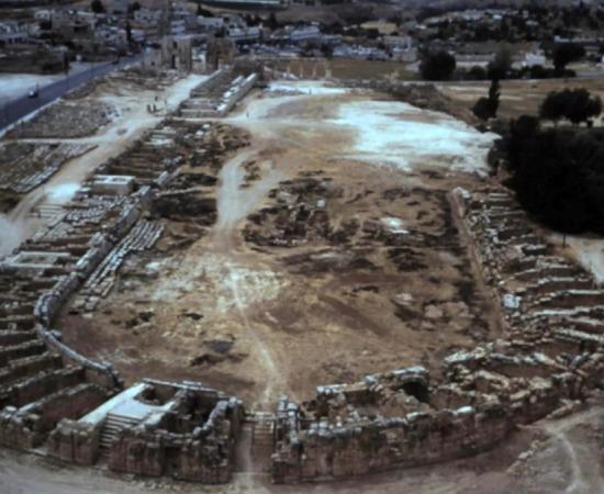 The ancient hippodrome at Jerash