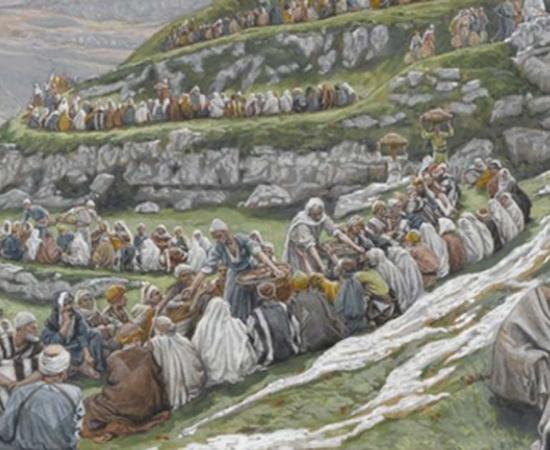 The Miracle of the Loaves and Fishes by James Tissot, Brooklyn Mueum.