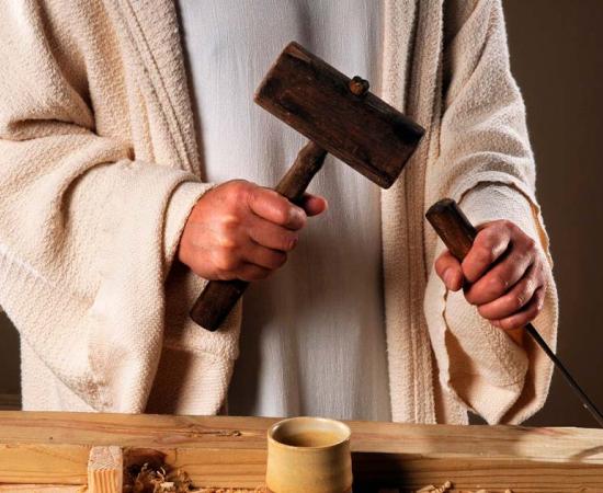 Jesus as a carpenter. Source: R. Gino Santa Maria / Adobe Stock.