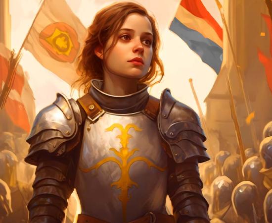 Joan of Arc, Patron Saint of France. Source: ckybe / Adobe Stock.