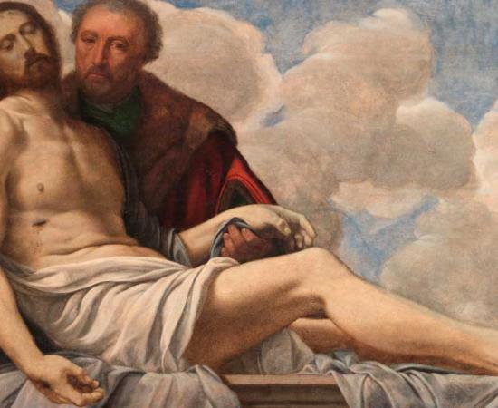 Giovanni Girolamo Savoldo – Christ with Joseph of Arimathea Source: Public Domain