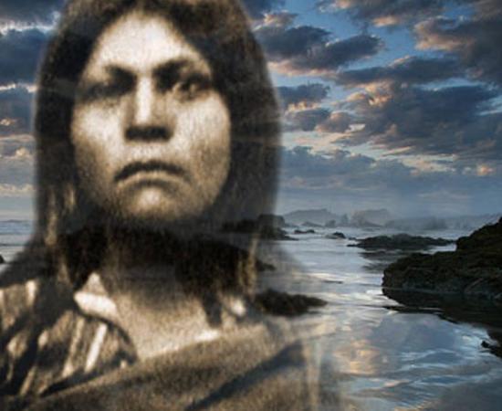 Deriv. Image of Native American woman, believed to be Juana Maria, of the Nicoleño tribe