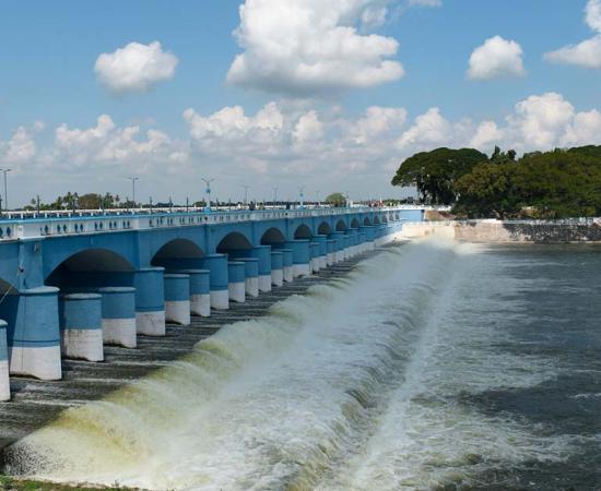 Kallanai Dam. Source: Elamaran Elaaa / Adobe Stock.