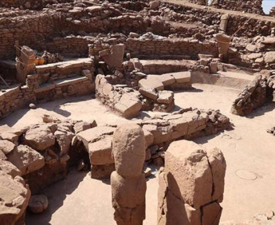 Amphitheater like structurew at Karahantepe.