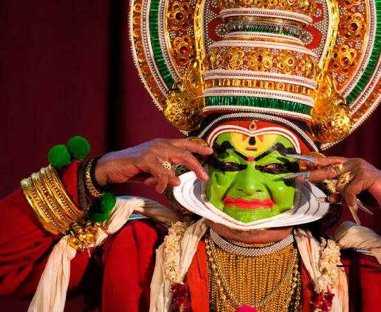 Kathakali eye dancer. Source: Grigory Kubatyan / Adobe Stock.