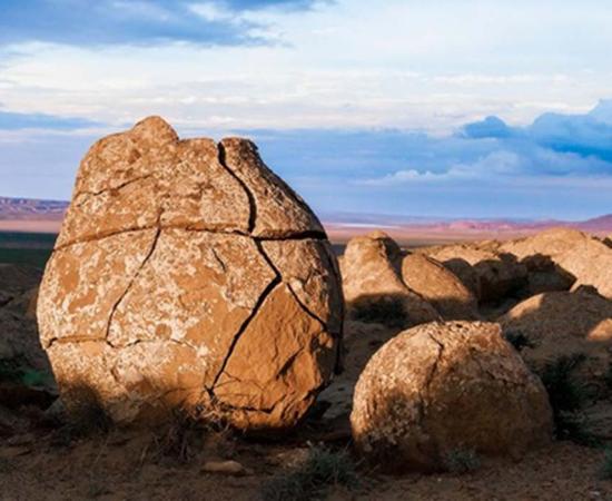 Photo in the Valley of Balls, Torysh Valley, Kazakhstan.