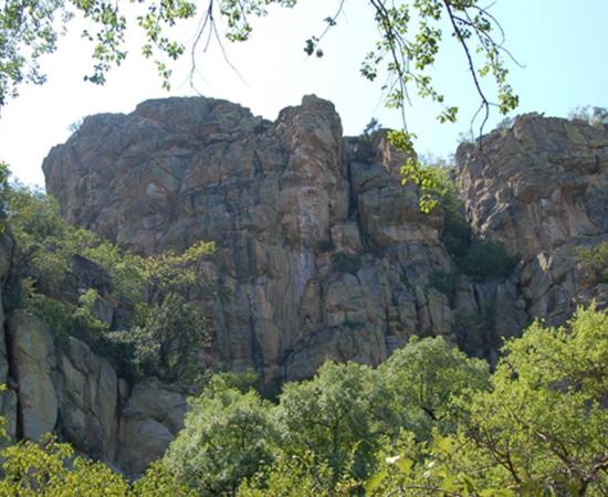 Tsodilo Hills in Northwestern Botswana.