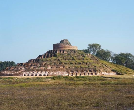 The Kesaria stupa in India. Source: charnsitr / Adobe Stock