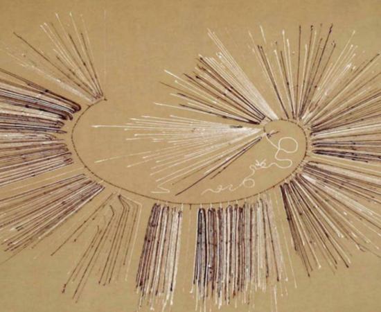 Khipu no. 780 at Museo Chileno de Arte Precolombino, Santiago, 