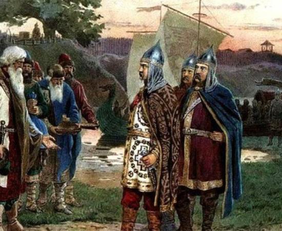Calling of the Varangians, part of early Kievan Rus' history                Source: Алексей Кившенко / Public domain